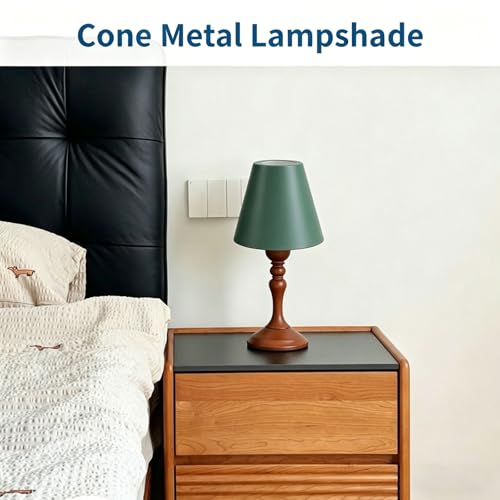 2PCS Green Barrel Metal Lampshade (2 Count)