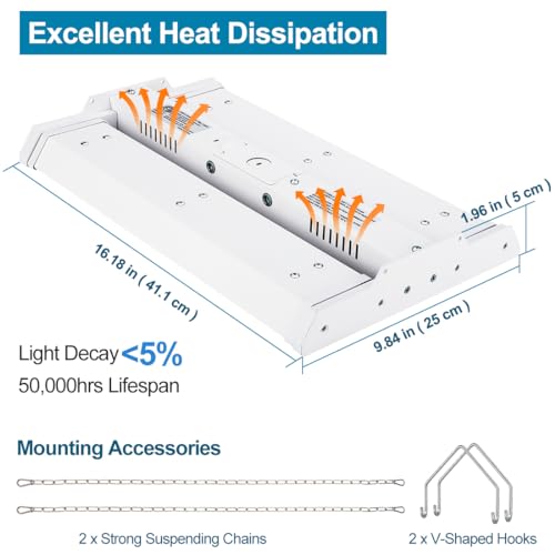 High Bay LED Shop Light 2 (2 Count)