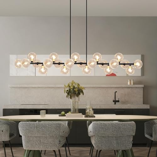 Linear Chandelier Dining Room Light Fixture Sputnik Linear Pendant Light