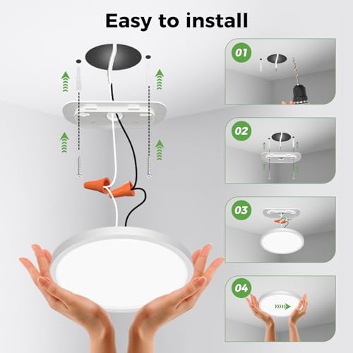 LED Ceiling Light 6.5 Inch (2 Count)