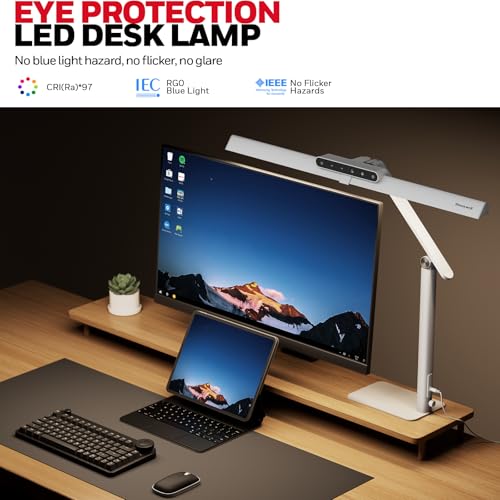 HJ1WT 1200LM LED Desk Lamp Dimmable Lamp for Desk