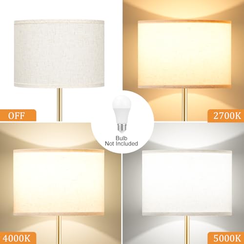 60'' Modern Floor Lamp with Shade
