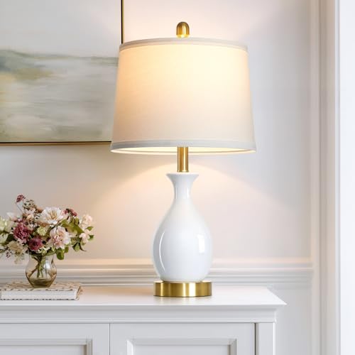 24" Bedside Table Lamp for Bedroom