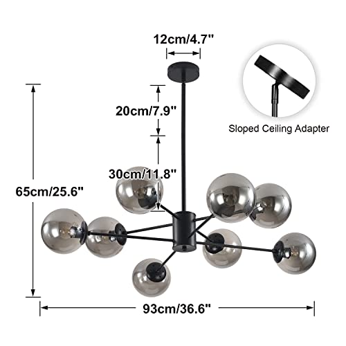 Lighting Mid Century Black 8