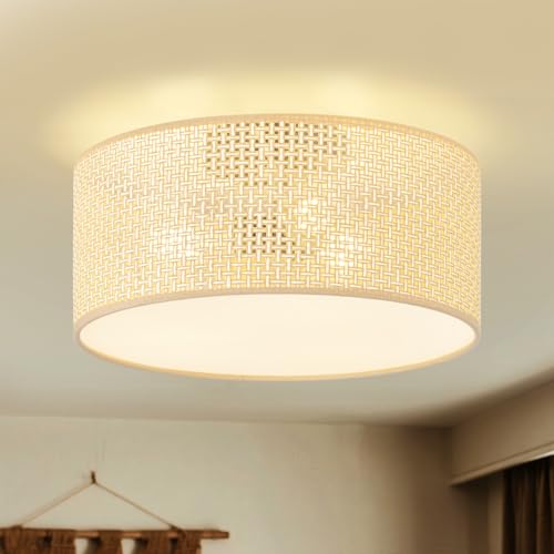 13Inch Boho Semi Flush Mount Ceiling Light