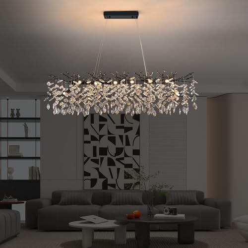 Modern Crystal Tree Branch Chandelier L40''