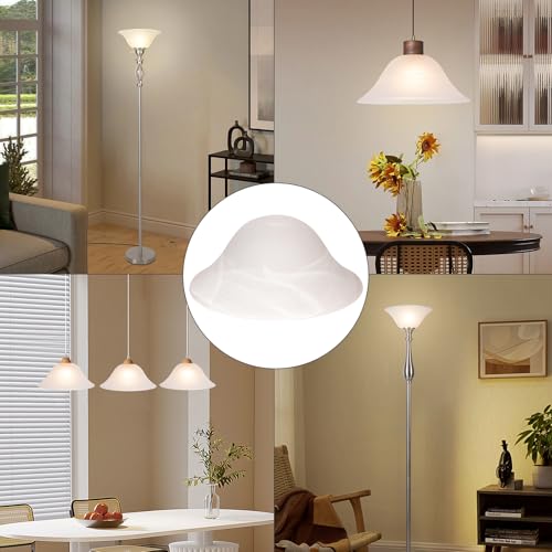 Glass Lamp Shade Replacement for Torchiere Floor Lamps
