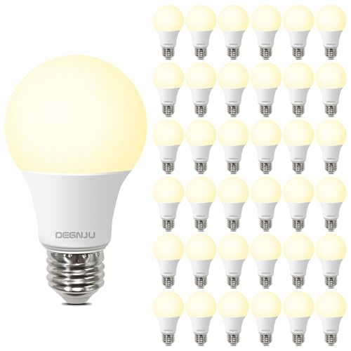 36 Pack A19 LED Light Bulbs 60W Equivalent (36 Count)