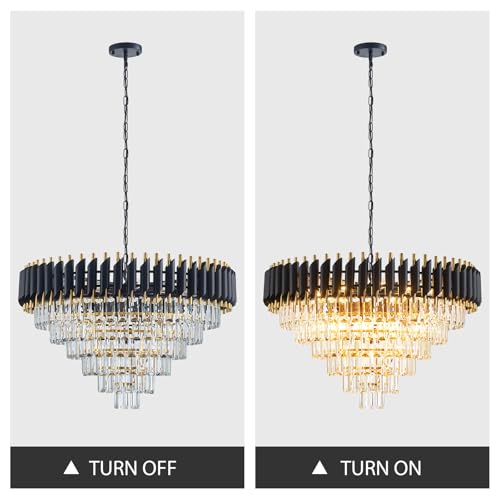 Modern Crystal Chandelier 6 Tiers