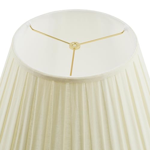 33202 Box Pleated Large Empire Spider Construction Lamp Shade
