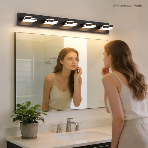 5 Light 5CCT Modern Bathroom Vanity Light Fixtures