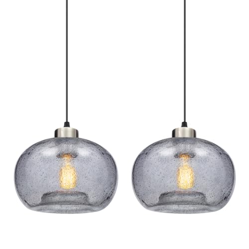 Modern Hand Blown Pendant Lights Kitchen Island (2 Count)