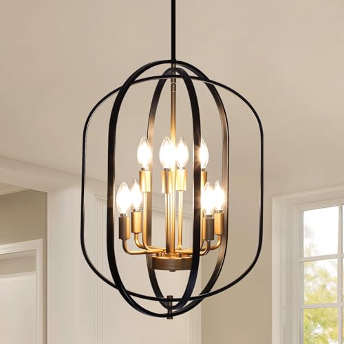 Black and Gold Chandelier for Dining Room