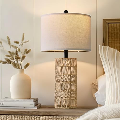 22.5" Boho Table Lamps Set of 2 for Living Room (2 Count)