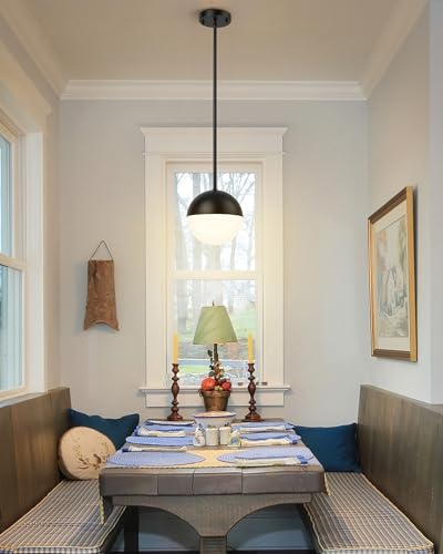 8 inch Black Pendant Lights Kitchen Island