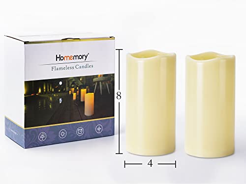 4" x 8" Waterproof Outdoor Flameless Candles (2 Count)