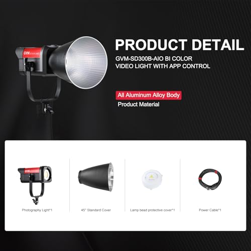 GVM 300W LED Video Light
