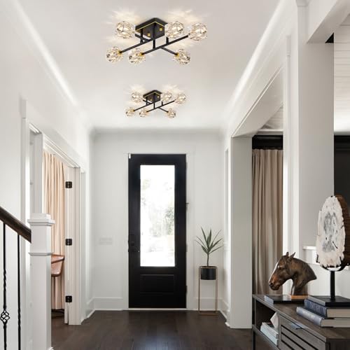 6 Light Modern Sputnik Ceiling Light Fixture