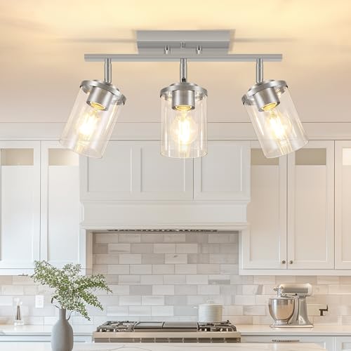 3 Lights Kitchen Light Fixtures Ceiling Mount
