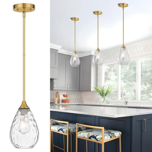 Glass Pendant Lights Kitchen Island