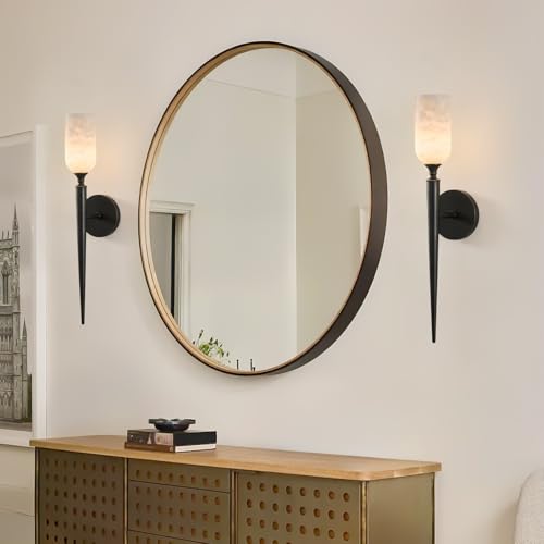 21.6" Alabaster Wall Sconce