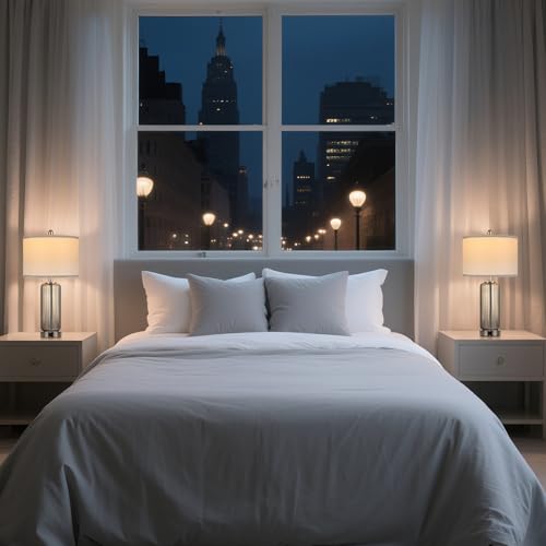 Modern 27" Touch Table Lamp (2 Count)