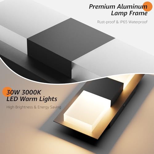 12.4 inches Outdoor Led Wall Light (2 Count)