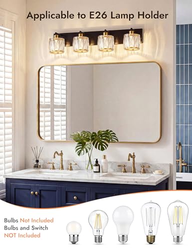 Crystal Vanity Lights for Bathrooms