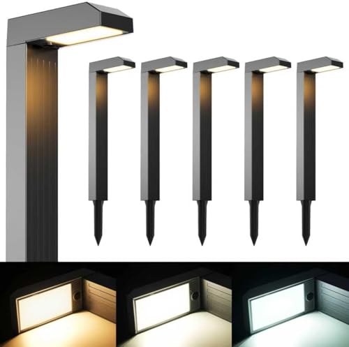 Solar Pathway Lights Outdoor (6 Count)
