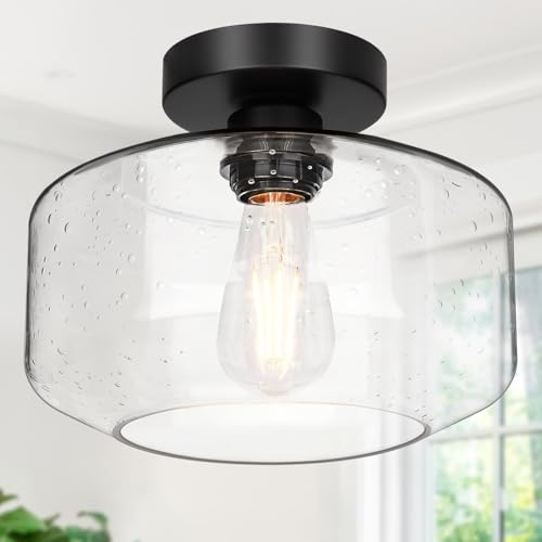 Industrial Semi Flush Mount Ceiling Light