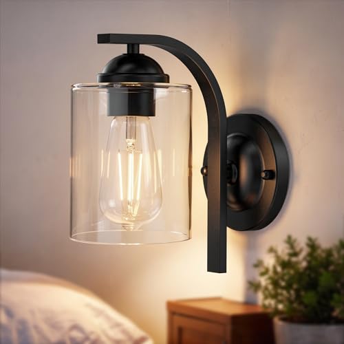 Black Wall Sconces Lights for Bathroom