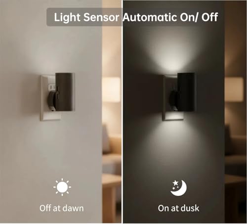 LED Night Lights Plug into Wall (4 Count)