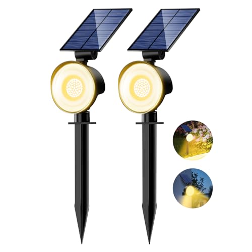 Solar Spot Lights Outdoor Waterproof (2 Count)