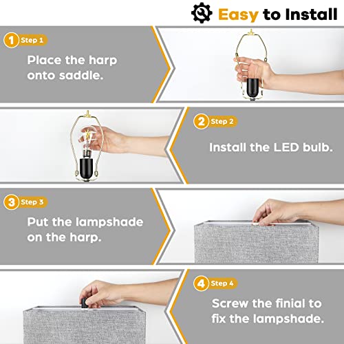 22" Table Lamp Set of 2 with 2 USB Ports (2 Count)