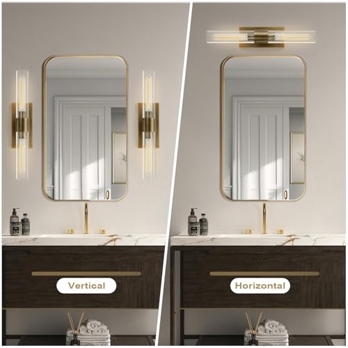 Wall Sconce Brass Sconce for Bathroom Vanity (43.84 Ounce)