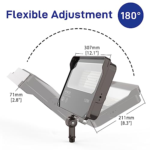LED Flood Light with Dusk to Dawn Photocell