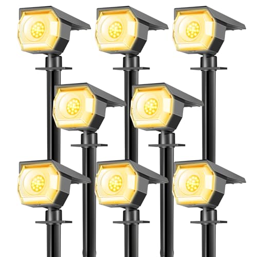 8 Pack Solar Lights Outdoor (8 Count)