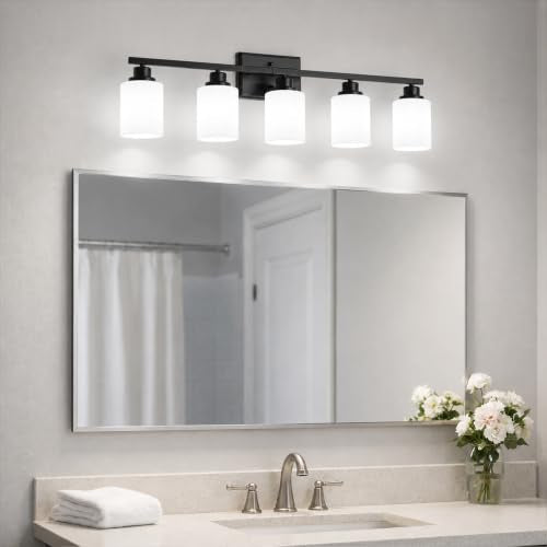 5 Light Bathroom Light Fixtures
