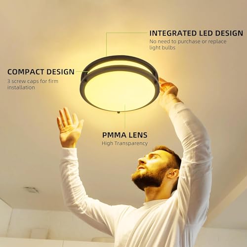 13 inch Flush Mount LED Ceiling Light Fixture