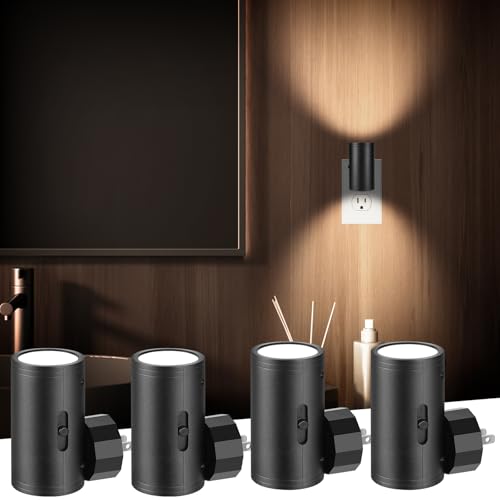 LED Night Lights Plug into Wall (4 Count)