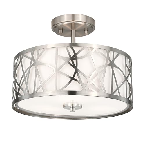 3 Light Semi Flush Mount Ceiling Light