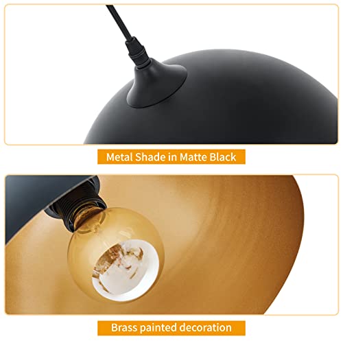 Industrial Pendant Light Fixtures (3 Count)