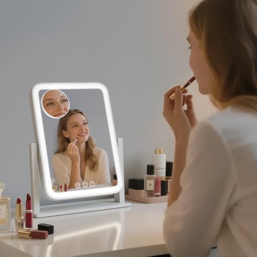 Vanity Mirror with Lights 12.6"x 16.2"