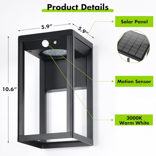 Solar Wall Light Outdoor Waterproof