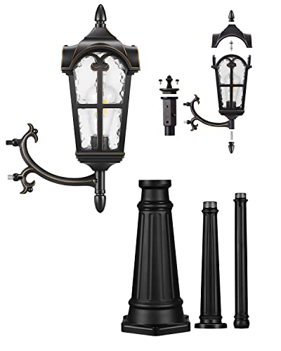 3 Head Outdoor Lamp Post Light Fixture