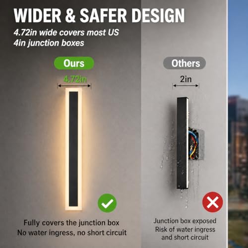 Modern Outdoor Wall Light 1pack 59in