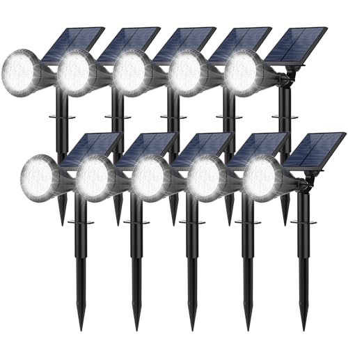 Solar Spot Lights Outdoor (10 Count)