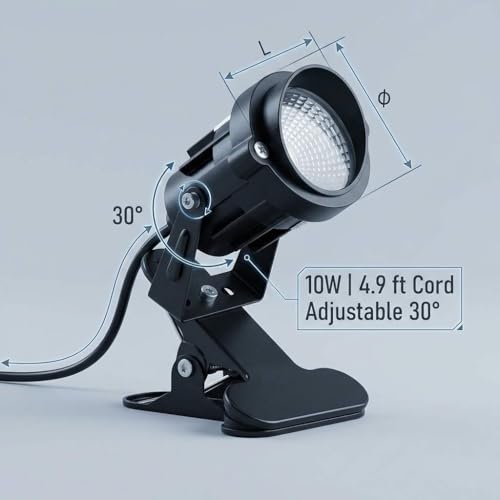 10W Clamp Spot Light Set (2 Count)