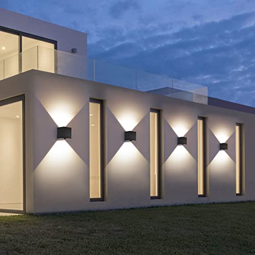 2 Pcs Outdoor Wall Lights Exterior (2 Count)