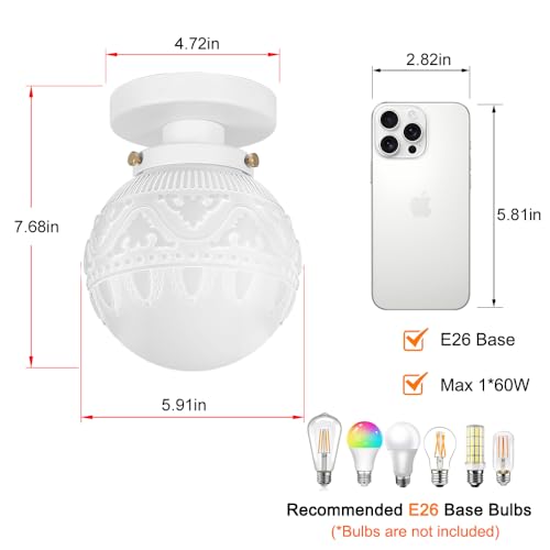 Semi Flush Mount Ceiling Light